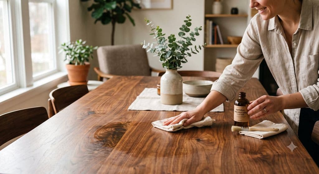 How to Care for a Solid Walnut Table — article cover [How to Care for a Solid Walnut Table.png]