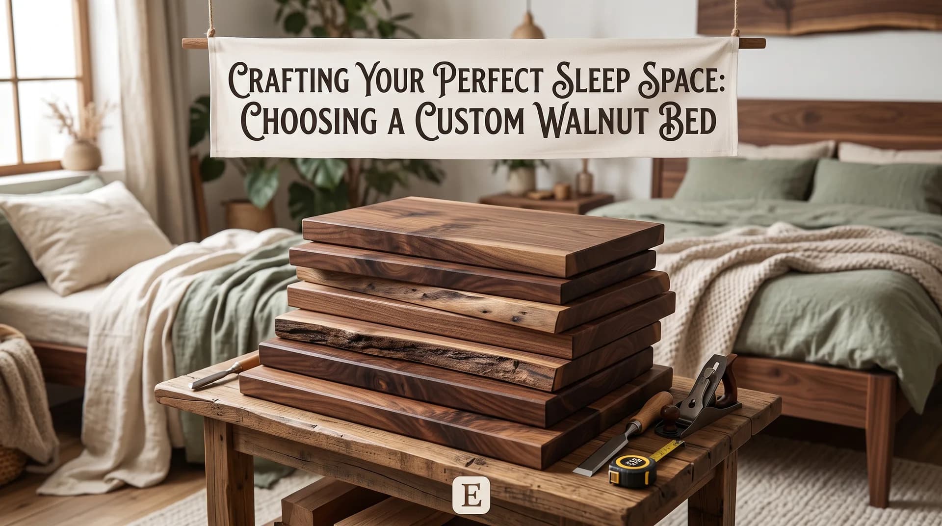 Choosing a Custom Walnut Bed: Crafting Your Perfect Sleep Space