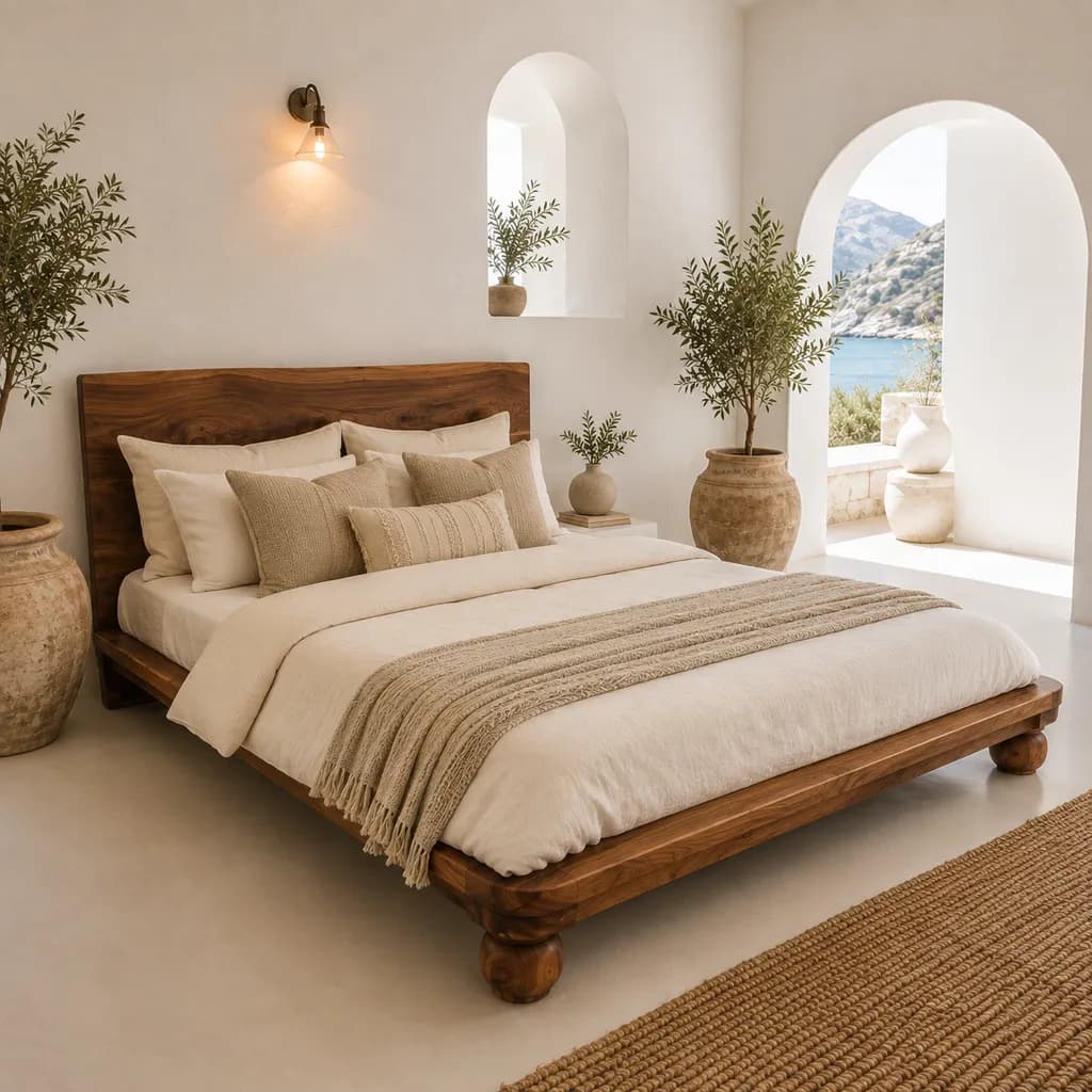 Bed Frames — handmade solid walnut collection, Lavinia Craft