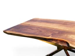 Extendable Live Edge Walnut Dining Table — detail 4