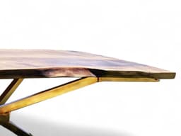 Extendable Live Edge Walnut Dining Table — detail 5