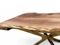 Extendable Live Edge Walnut Dining Table — detail 7