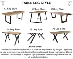 Live Edge Walnut Dining Table, Solid Wood — detail 10