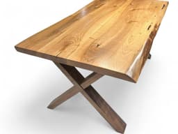 Live Edge Walnut Dining Table, Solid Wood — detail 6