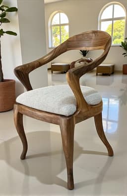 Solid Walnut Dining Chair — detail 5