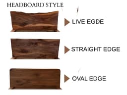 Solid Walnut Platform Bed Frame — detail 5