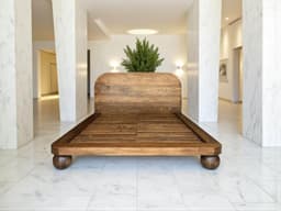 Solid Walnut Platform Bed Frame — detail 6