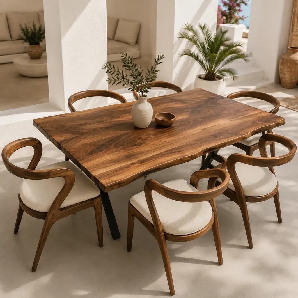 Chairs — handmade solid walnut collection, Lavinia Craft
