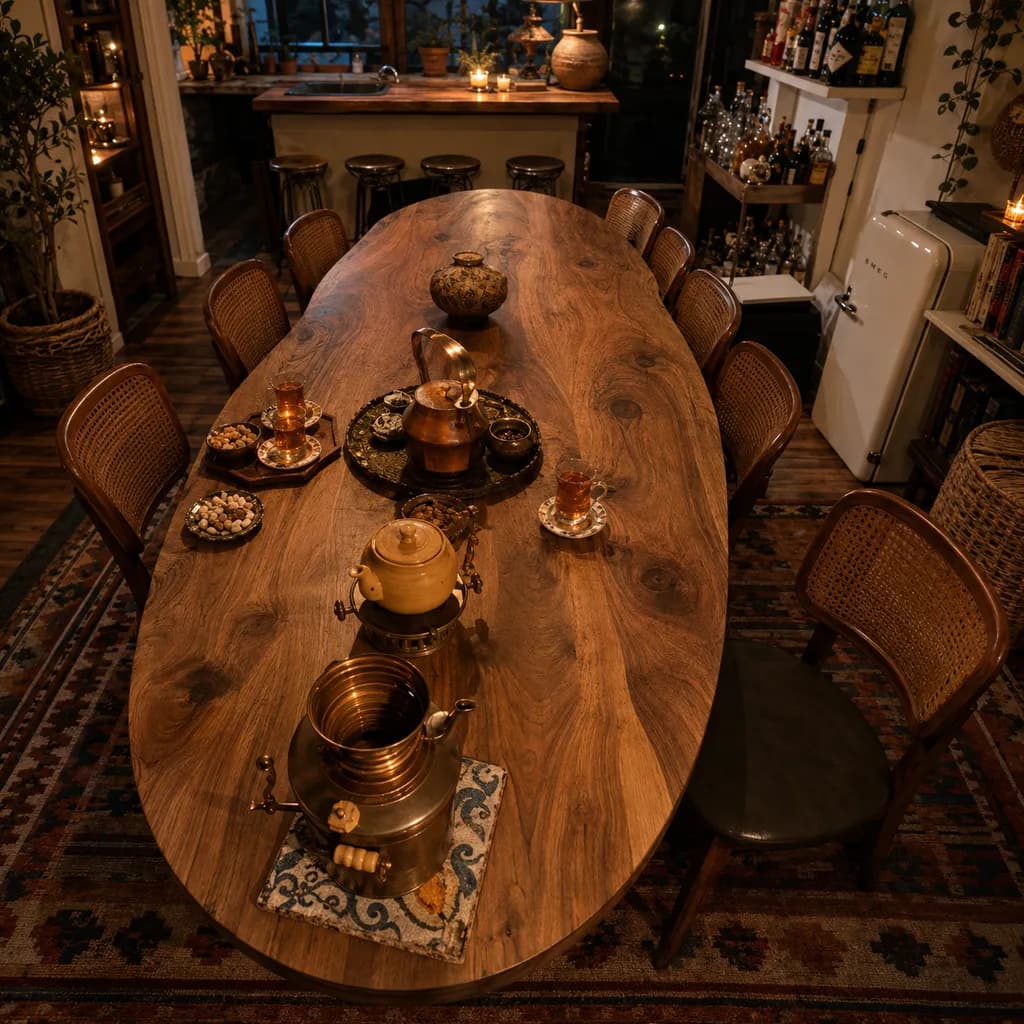 Oval Tables — handmade solid walnut collection, Lavinia Craft